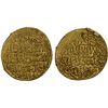 Image 1 : BAHRI MAMLUK: Lajin, 1296-1299, AV dinar (6.49g), Dimashq, AH69x, lustrous AU