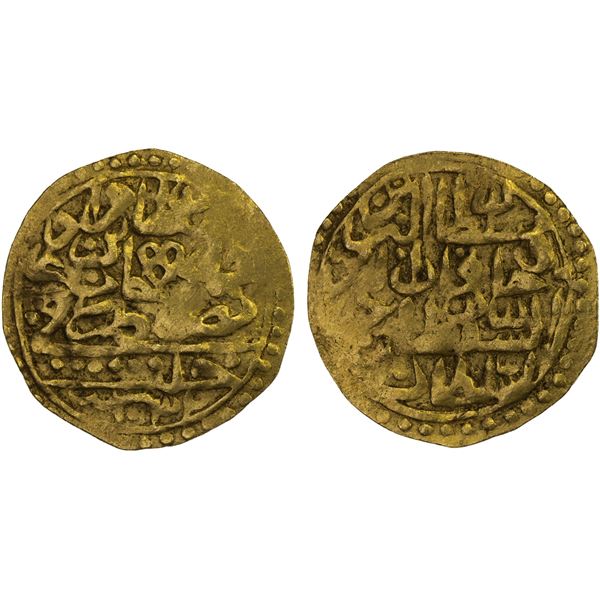 OTTOMAN EMPIRE: Murad IV, 1623-1640, AV sultani (3.40g), Halab, AH1032, VF