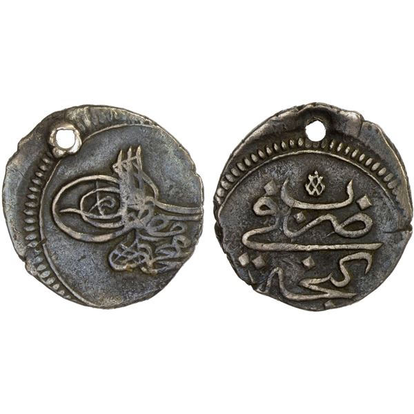 AZERBAIJAN: Mahmud I, in the Caucasus 1730-1735, AR 2 shahi (2.62g), Ganja, AH1143, VF