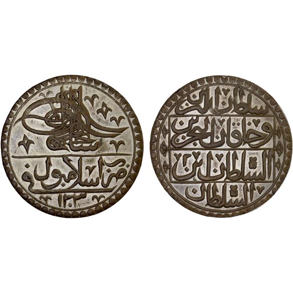 TURKEY: Selim III, 1789-1807, AR yüzlük (100 para) (29.80g), "Islambul", AH1203 year 2, Prooflike BU