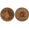 Image 1 : TURKEY: Abdul Aziz, 1861-1876, AE 10 para, Kostantiniye, AH1277 year 4, PCGS PF64 RB
