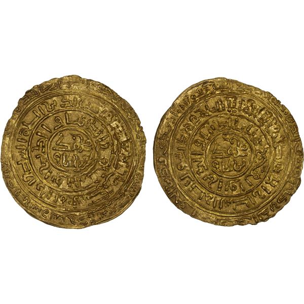 GHORID: Mu'izz al-Din Muhammad, 1171-1206, AV dinar (3.78g), Ghazna, AH(5)97, AU