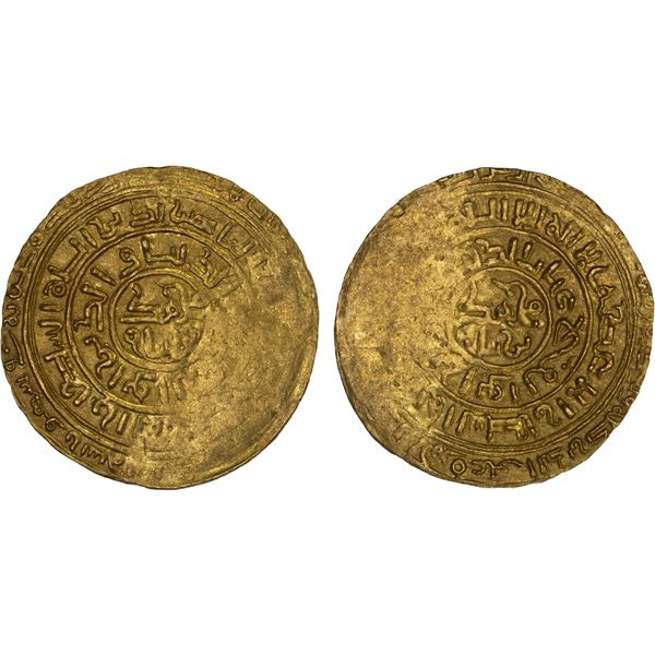 GHORID: Mu'izz al-Din Muhammad, 1171-1206, AV dinar (4.33g), Ghazna, DM, XF-AU