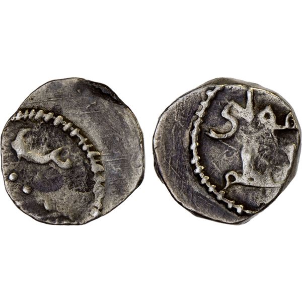 ASSASSINS AT ALAMUT (BATINID): Muhammad III, 1221-1254, AR fractional dirham (0.95g), NM, ND, VF