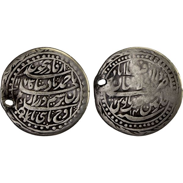 DURRANI: Ahmad Shah, 1747-1772, AR nazarana mithqal (3.63g), Shahjahanabad (Delhi), AH1173 year 14, 
