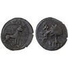 Image 1 : PAURAVA (Punjab area): Mahindramitra, ca. 1st century BC, AE round unit (4.30g), bold VF