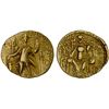 Image 1 : KUSHAN: Vasishka, ca. 247-267, AV dinar (7.68g), F-VF