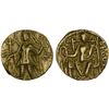 Image 1 : KUSHAN: Vasishka, ca. 247-267, AV dinar (7.70g), VF