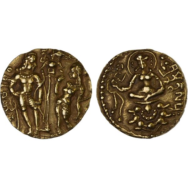 GUPTA: Skandagupta, 449-467, AV dinar (stater) (8.93g), choice XF