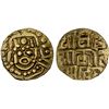 Image 1 : CHANDELLAS OF BUNDELKHAND: Trailokya Varman, 1203-1245, AV 1-1/8 masha (0.98g), VF