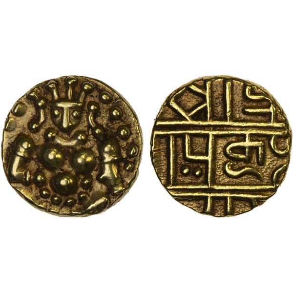 CHITALDURG: Anonymous, ca. 17th-18th century, AV pagoda (3.48g), choice XF