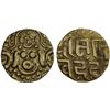 Image 1 : GAHADAVALAS OF KANAUJ: Govinda Chandra, ca. 1114-1154, AV 4-1/2 masha (4.03g), VF-XF