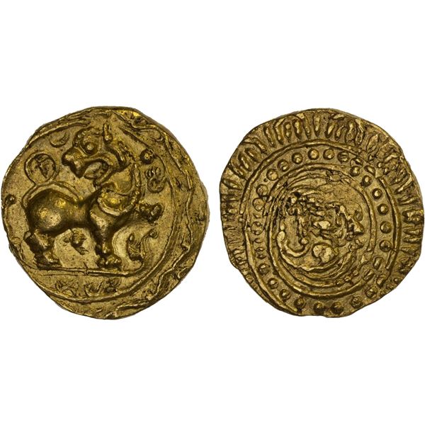 KADAMBAS OF HANGAL: Toyimadeva, fl. 1065, AV pagoda (varaha) (4.19g), AU