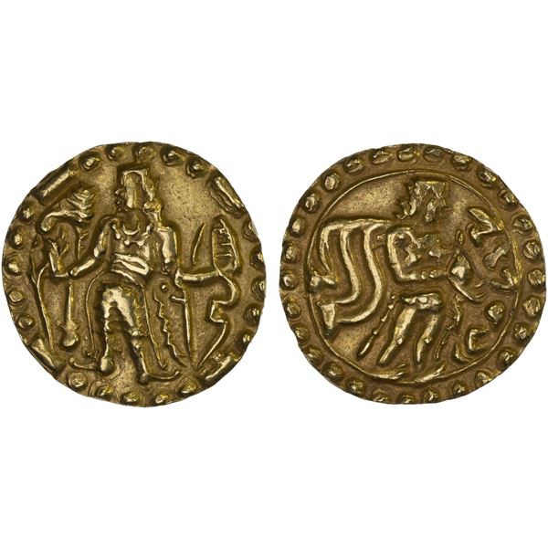 SAMATATA: Anonymous, ca. 500-550, AV dinar (6.07g), lovely XF