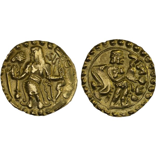 SAMATATA: Anonymous, ca. 500-550, AV dinar (5.88g), lovely XF