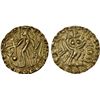 Image 1 : SAMATATA: Rata dynasty, Sridharana, ca. 663-675, AV dinar (5.62g), Choice XF