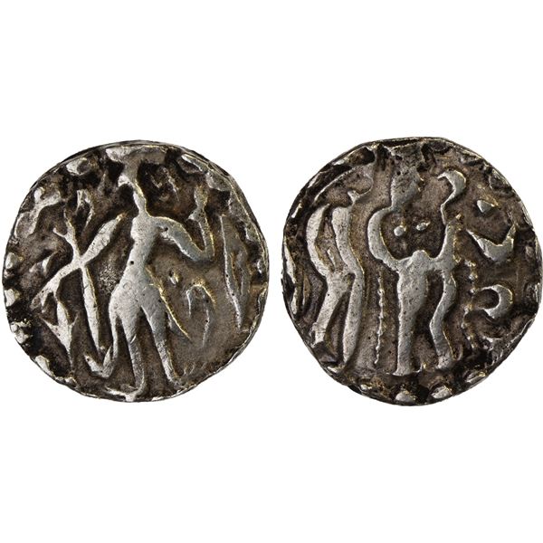 SAMATATA: Rata dynasty, Sridharana, ca. 663-675, pale AV dinar (4.22g), VF