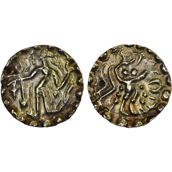 SAMATATA: Rata dynasty, Sridharana, ca. 664-675, AV dinar (5.17g), XF