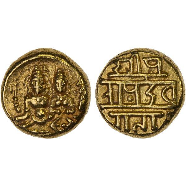 VIJAYANAGAR: Devaraja I, 1406-1422, AV pagoda (3.39g), choice VF-XF