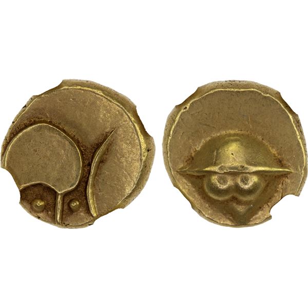 BIJAPUR: Anonymous, 17th century, AV pagoda, NGC AU58