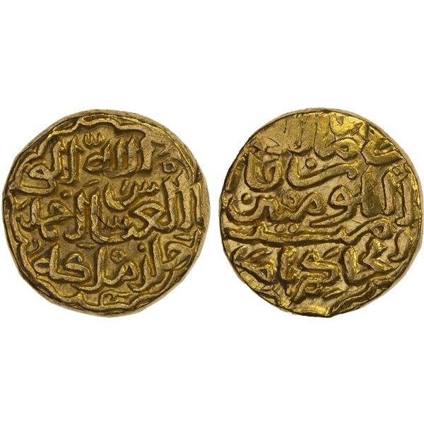 DELHI: Muhammad III, 1325-1351, AV tanka (11.04g), NM, ND, VF