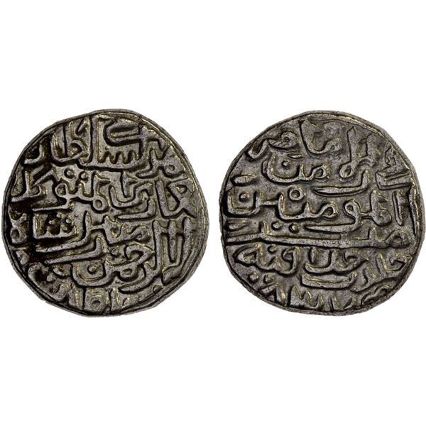DELHI: Mubarakshah II, 1421-1434, AR tanka (11.17g), NM, AH837, XF