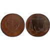 Image 1 : BOMBAY PRESIDENCY: AE pice, 1791, PCGS Proof 64