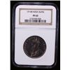 Image 2 : BRITISH INDIA: George V, 1910-1936, AR rupee, 1914(b), NGC Proof 63