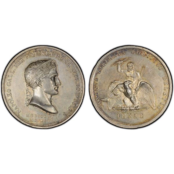 FRANCE: Napoleon I, as Emperor, 1804-1814, 1815, AR medal, 1806, PCGS Specimen 63