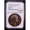 Image 2 : FRANCE: Napoleon I, Emperor, 1804-1814, 1815, AE medal, 1806, NGC MS64 BN