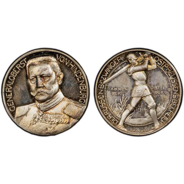 GERMANY: Kaiserreich, AR medal, 1914, PCGS Specimen 65