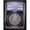 Image 2 : GERMANY: Weimar Republic, AR 5 reichsmark, Stuttgart, 1927-F, PCGS MS63