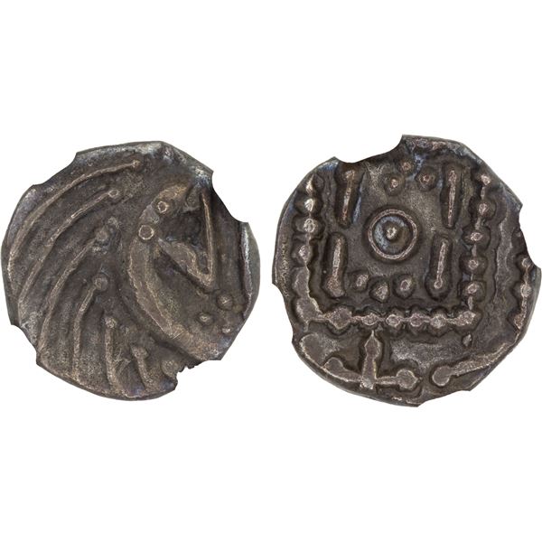 ANGLO-SAXONS: Continental Issue, AR sceat (1.11g), ND (695-740), NGC AU53