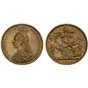 Image 1 : GREAT BRITAIN: Victoria, 1837-1901, AV sovereign, 1889, AU