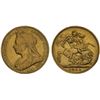 Image 1 : GREAT BRITAIN: Victoria, 1837-1901, AV sovereign, 1900, VF