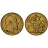 Image 1 : GREAT BRITAIN: Edward VII, 1901-1910, AV sovereign, 1907, VF-XF