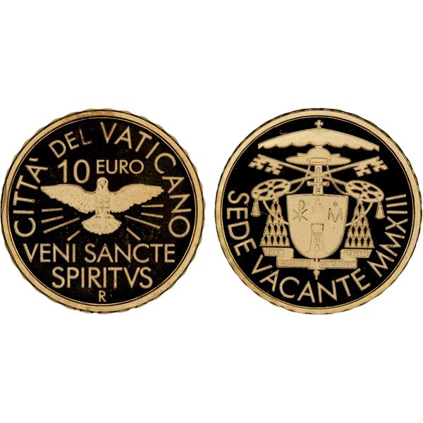 VATICAN: Sede Vacante, AV 10 euro, 2013