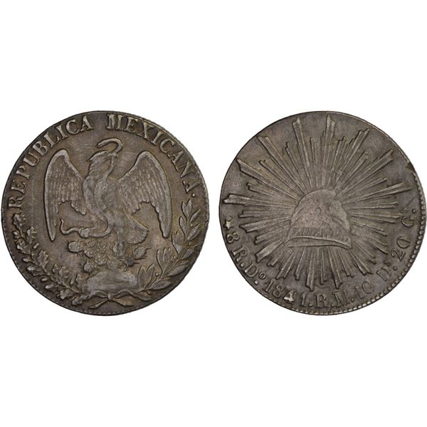 MEXICO: Republic, AR 8 reales (26.59g), 1841/31-Do, Choice VF