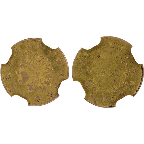 UNITED STATES: AV 1/4 dollar, 1853, NGC AU55