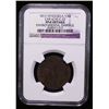 Image 2 : VENEZUELA: War of Independence, AE 1/4 real, Caracas, 1812, NGC Fine details