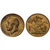 Image 1 : AUSTRALIA: George V, 1910-1936, AV sovereign, 1925-S, Unc