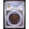 Image 2 : CAMBODIA: Norodom I, 1860-1904, AE 10 centimes, 1860, PCGS Specimen 64 BN