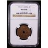 Image 2 : FRENCH INDOCHINA: French Colony, AE centime, Paris, 1914-A, NGC MS65 RB
