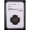 Image 2 : INDONESIA: JAVA: AR rupee, 1750, NGC AU55