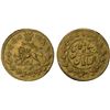 Image 1 : IRAN: Muzaffar al-Din Shah, 1896-1907, AV 1/2 toman (1.48g), Tehran, AH1314, Choice AU