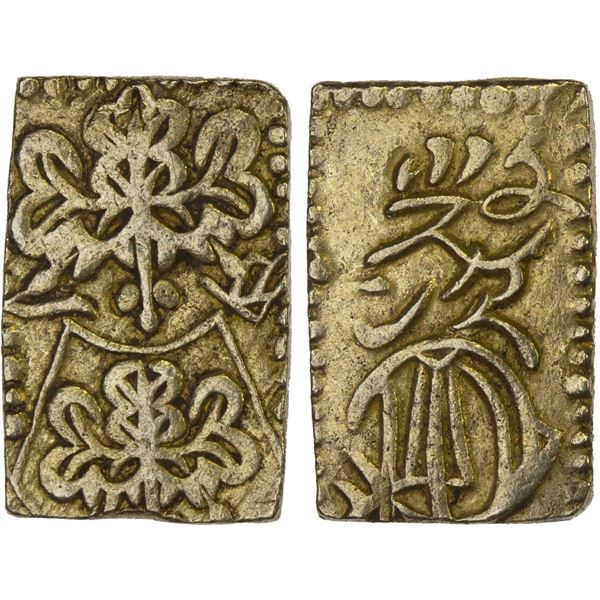 JAPAN: Bunsei, 1818-1830, AV bu (3.22g), Edo Mint, Choice VF