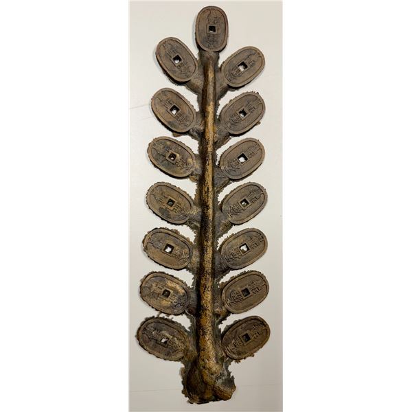 JAPAN: Tenpo, 1830-1844, AE coin tree, XF