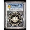 Image 2 : KUWAIT: Jaber III al-Ahmad al-Sabah, 1977-2006, AR 5 dinars, ND (1987), PCGS PF69 Deep Cameo