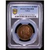 Image 2 : LIBYA: Idris I, 1951-1969, AE 5 milliemes, 1952, PCGS PF63 RB