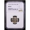 Image 2 : PHILIPPINES: U.S. Territory, AR 20 centavos, 1914-S, NGC MS63